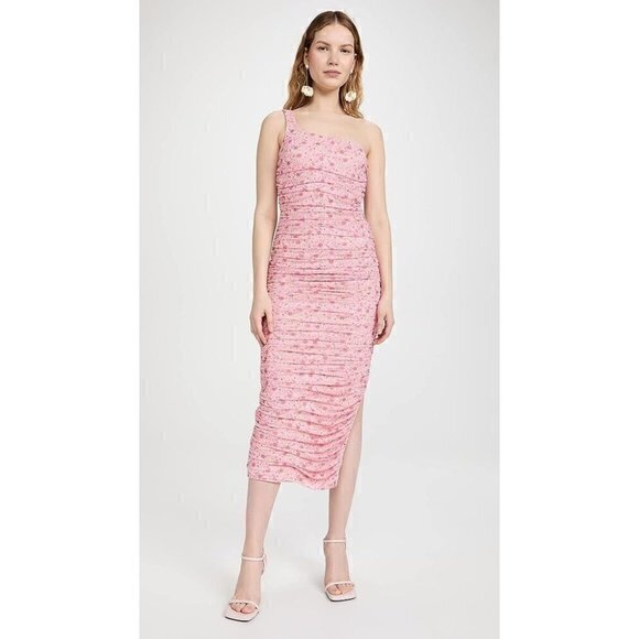 NWT Likely TASH DRESS Color: Roseshadow Mult, Pink, Floral/ One Shoulder Size 14 - Picture 15 of 16